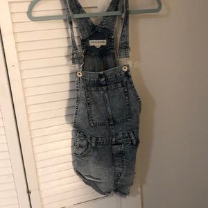 Denim overalls